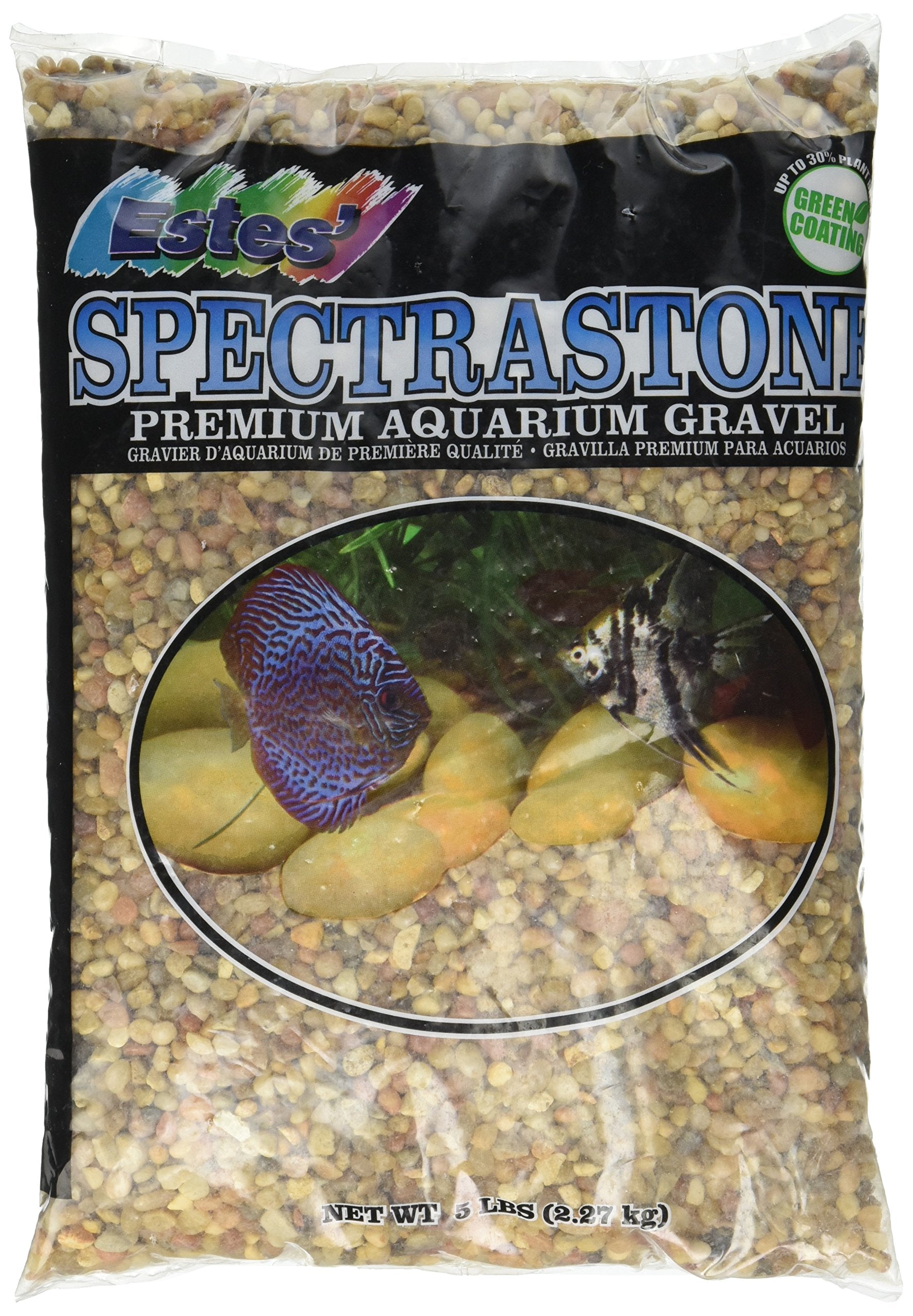 Spectrastone Shallow Creek Premium Fish Gravel for Freshwater Aquariums， 5-Pound Bag