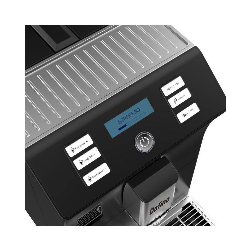 15-Cup Black Stainless Steel Automatic Espresso Machine With Built-In and Grinder CUU934830