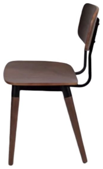 Calder Dining Wood Chair   Midcentury   Dining Chairs   by HomeCraftDecor  Houzz