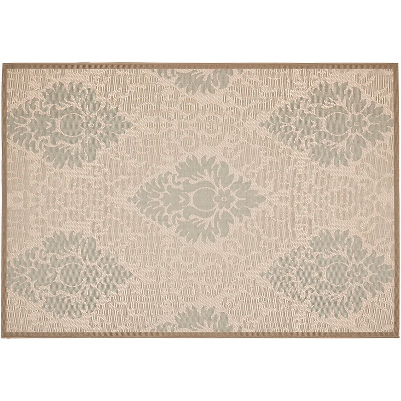 Safavieh Courtyard Leaves Print Indoor Outdoor Rug