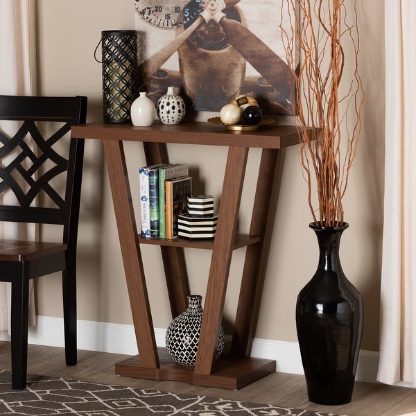 Boone Modern and Contemporary Wood Console Table