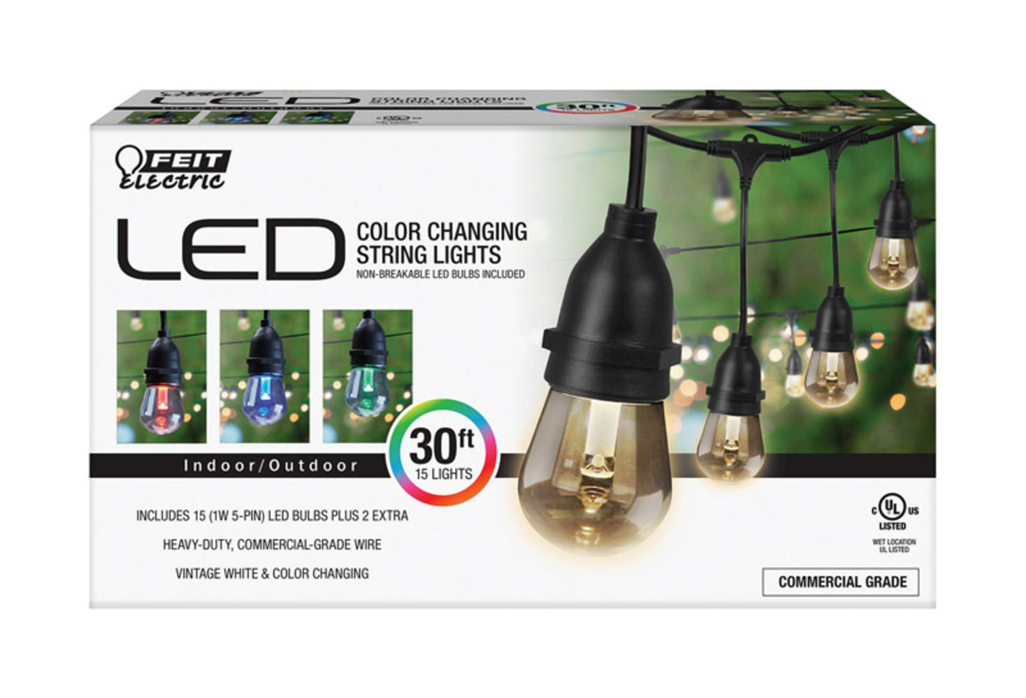 LED STRING LIGHT 30' CC