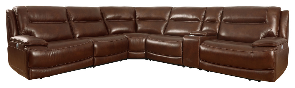 6 Piece Zero Gravity Modular Power Reclining Sectional   Transitional   Sectional Sofas   by Parker House  Houzz