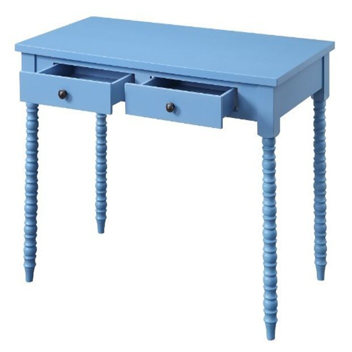 Altmar Writing Desk  Blue Finish