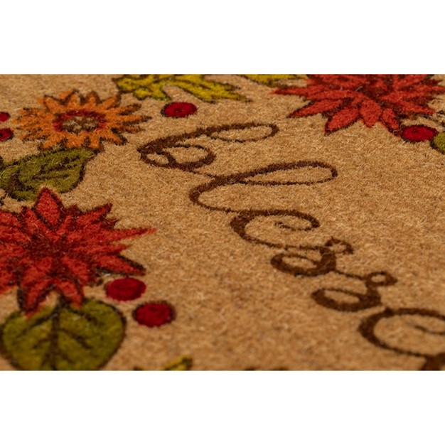 X 2 x27 4 quot Blessed Indoor outdoor Coir Doormat Entryways