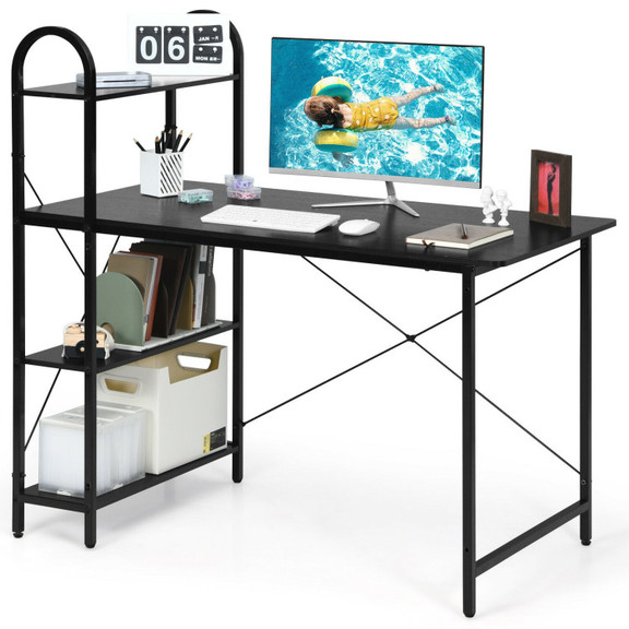 Costway 78915603 48 Inch Reversible Computer Desk ...