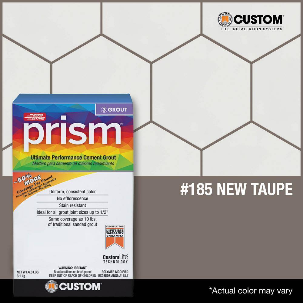 Custom Building Products Prism #185 New Taupe 17 lb. Ultimate Performance Grout PG18517T