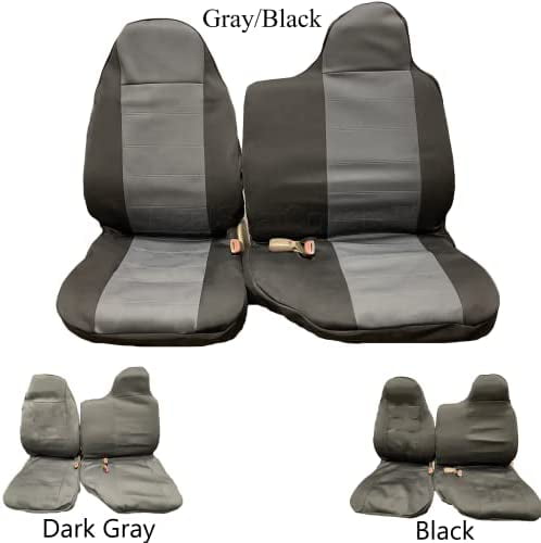 Seat Cover Neoprene Waterproof for Ford Ranger RCab XCab A77 60 40 Split Bench Exact Fit (Black)