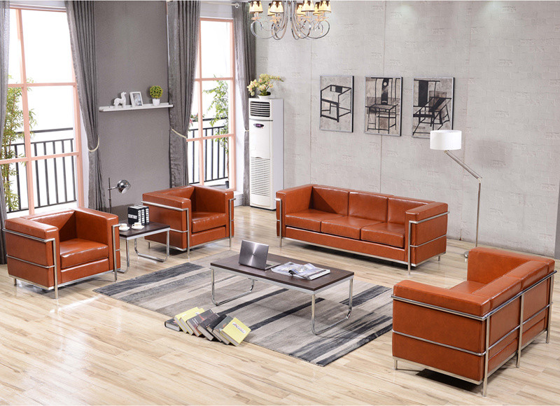 Cognac Leather Chair   Contemporary   Armchairs And Accent Chairs   by VirVentures  Houzz