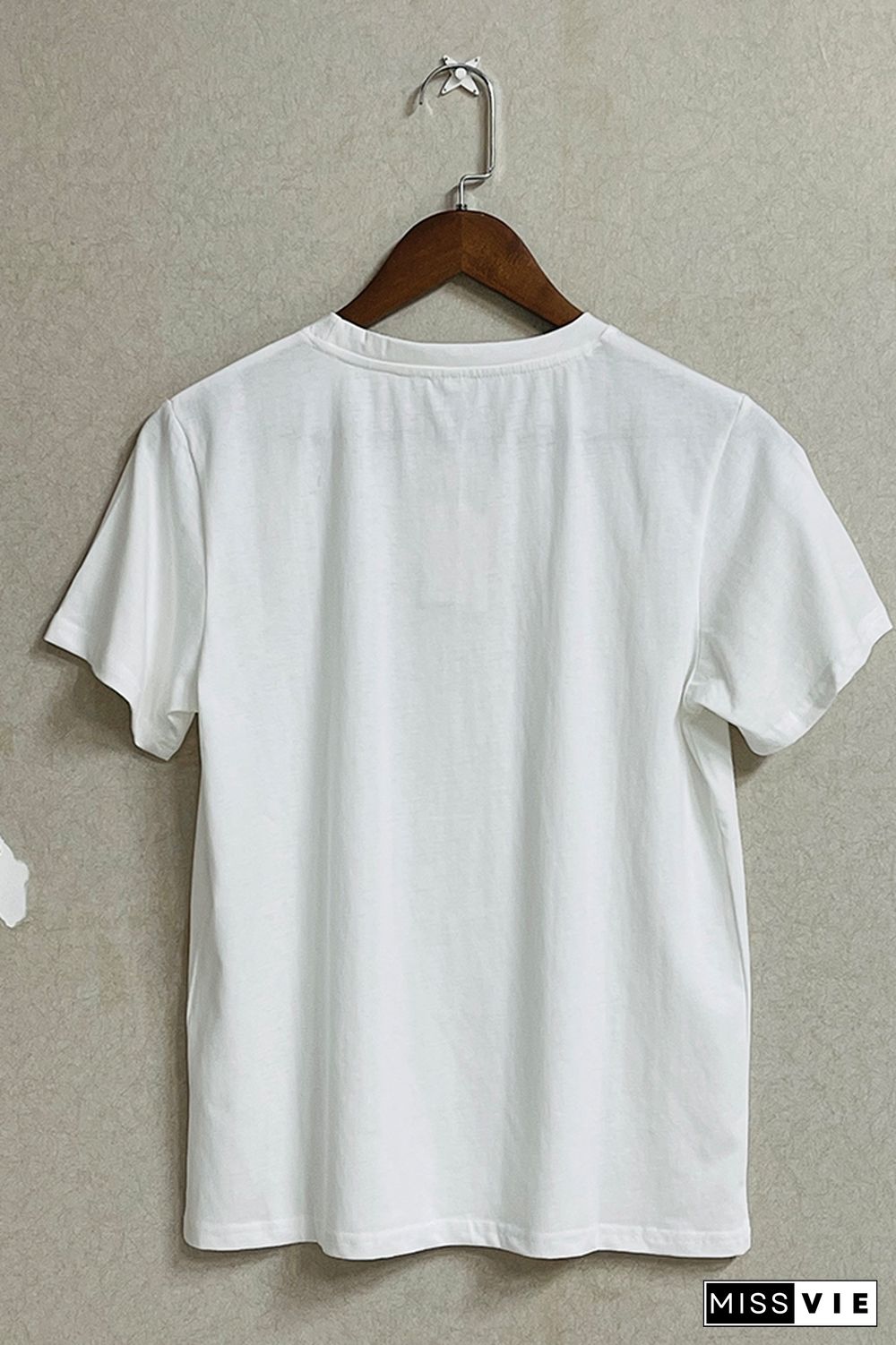 Solid Color O-neck Short Sleeve Tee Wholesale