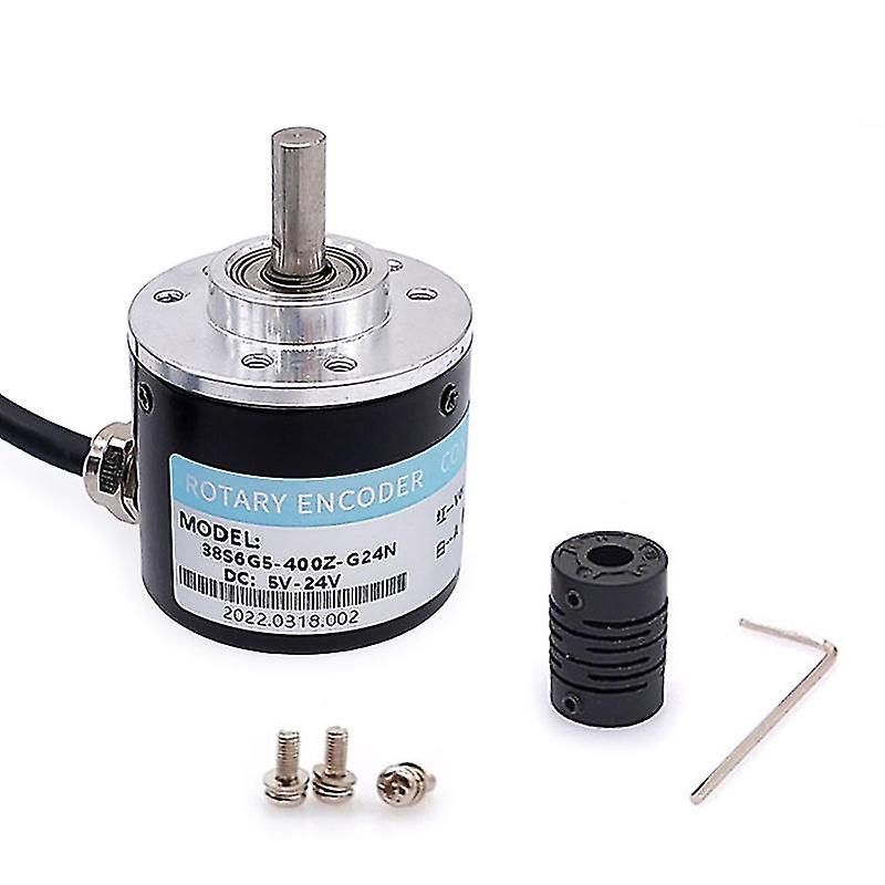 Huamade 38s6g5-z Rotary Incremental Encoder 50 100 200 360 400 500 1000p/r 2000ppr A B Z 5-24v Dc Output Npn E6b2-cwz6c Encoder