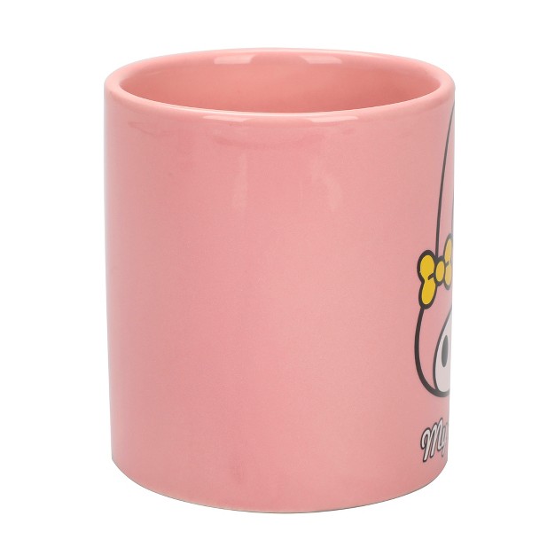 Sanrio My Melody Cute Character Head 16 Oz Pink Ceramic Mug