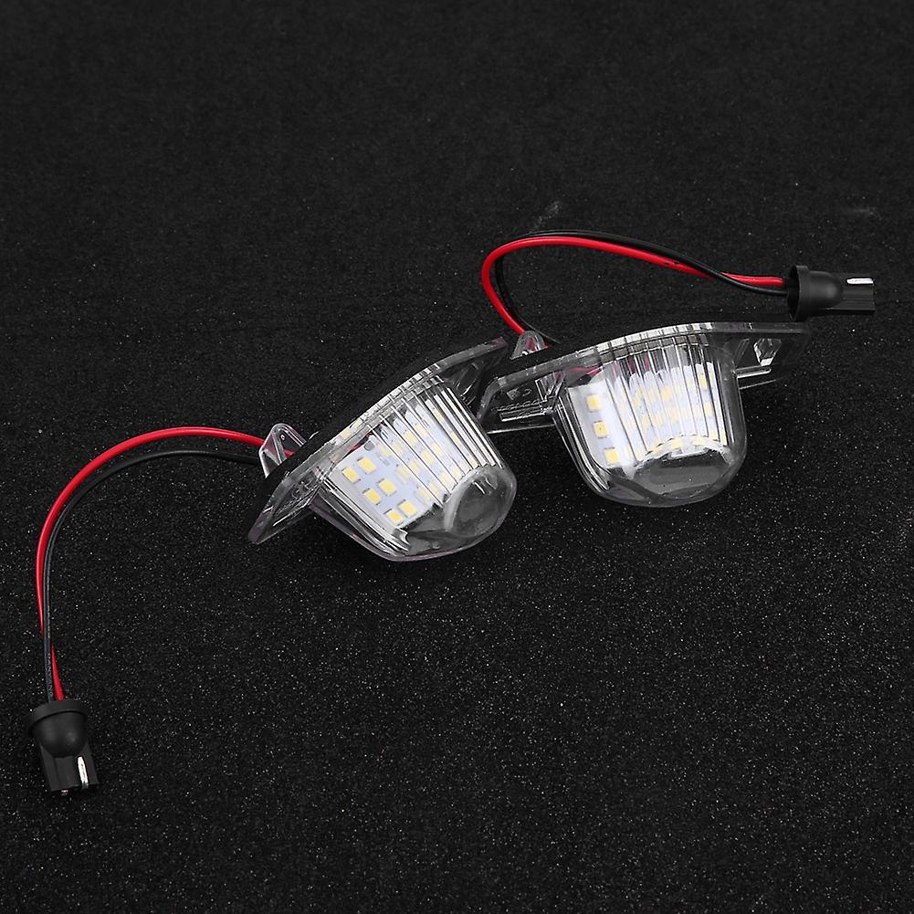 2pcs 18 Led Beads License Plate Led Light Lamp For Honda Odyssay Crv Jazz Fr-v Stream