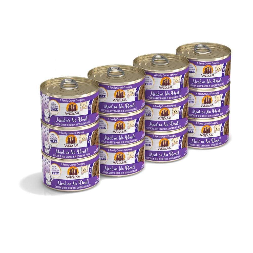 Weruva Classic Cat Pate Meal or No Deal! with Chicken and Beef Canned Ca