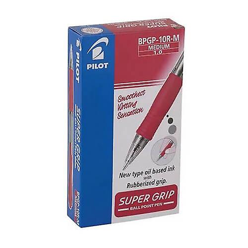 Pilot BPGP Super Grip Retractable Medium Pen 12pcs