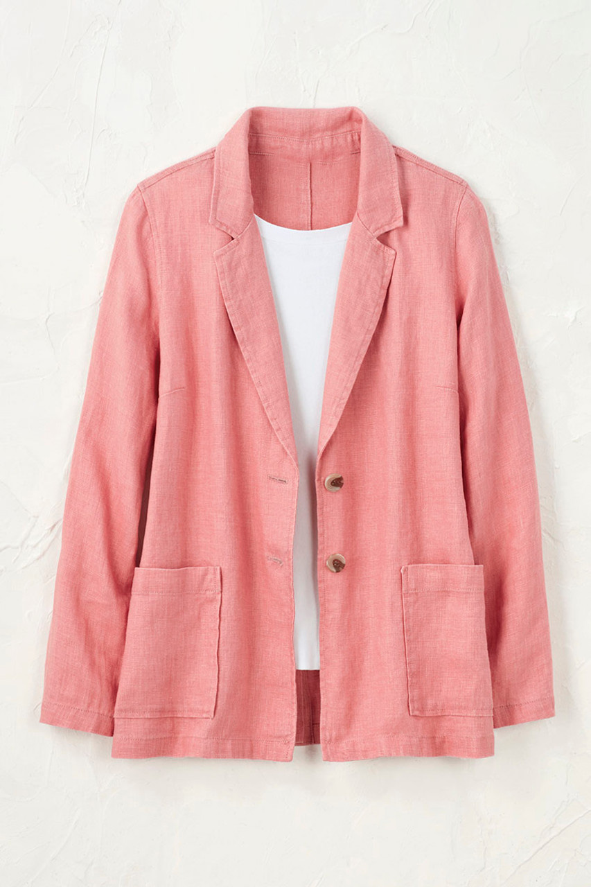 Linen Boyfriend Jacket