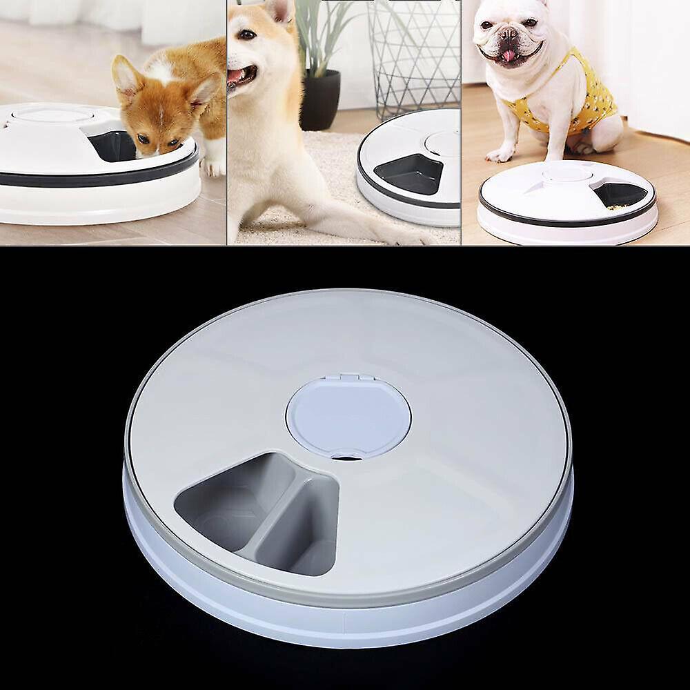 Automatic Pet Feeder 6 Day Meal Automatic Food Dispenser Timed Food Bowl W12561629