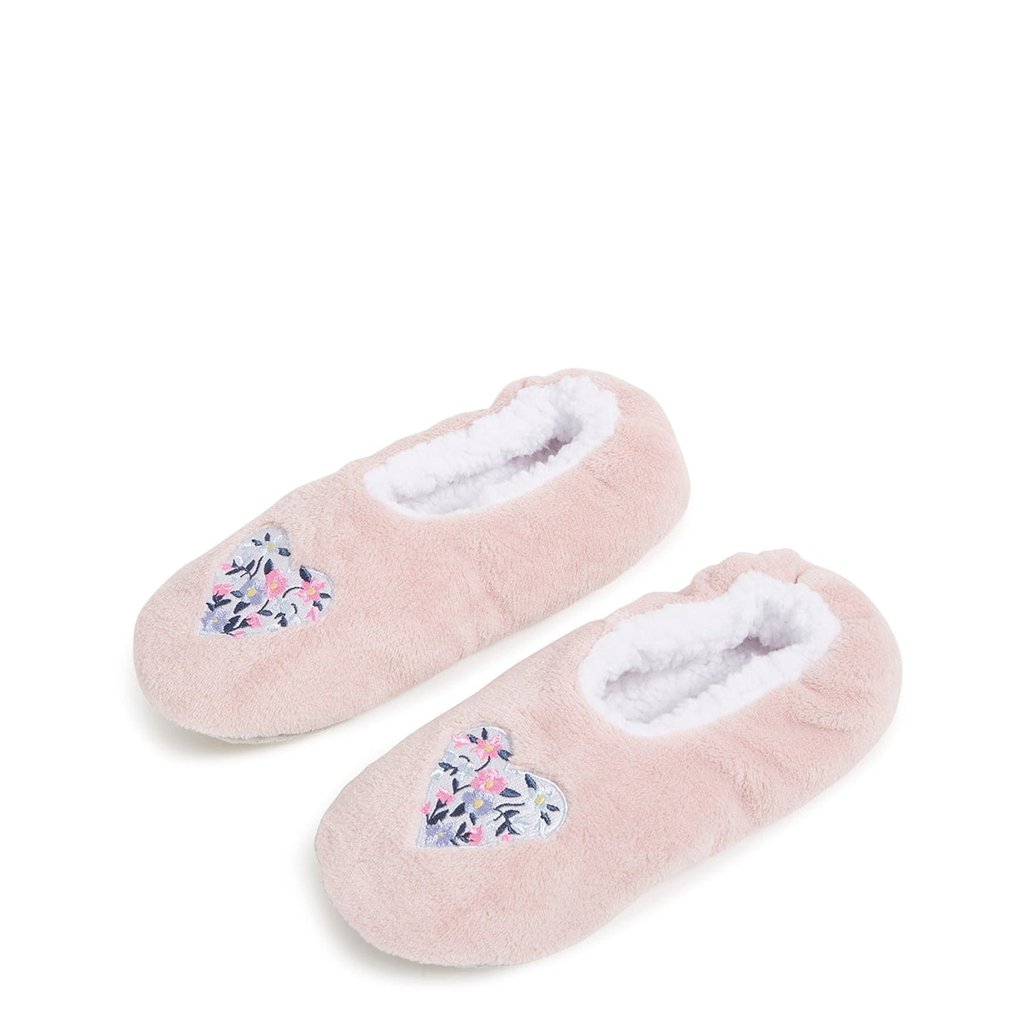 Vera Bradley  Cozy Life Shimmer Slippers in Mon Amour Soft Blush