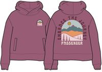 Outlook Recycled Cotton Hoodie - Mauve Haze