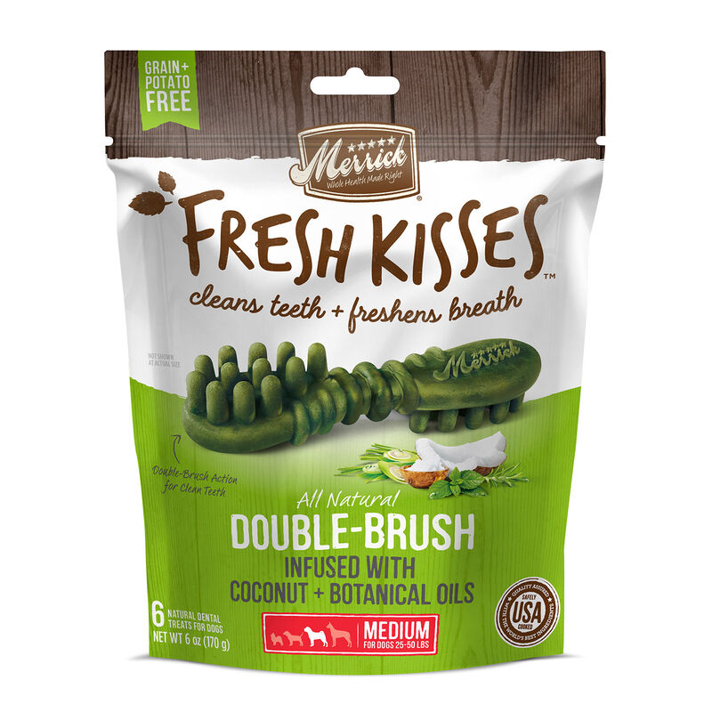 Fresh Kisses Coconut + Botanical Oils Medium Dog Treats 23oz