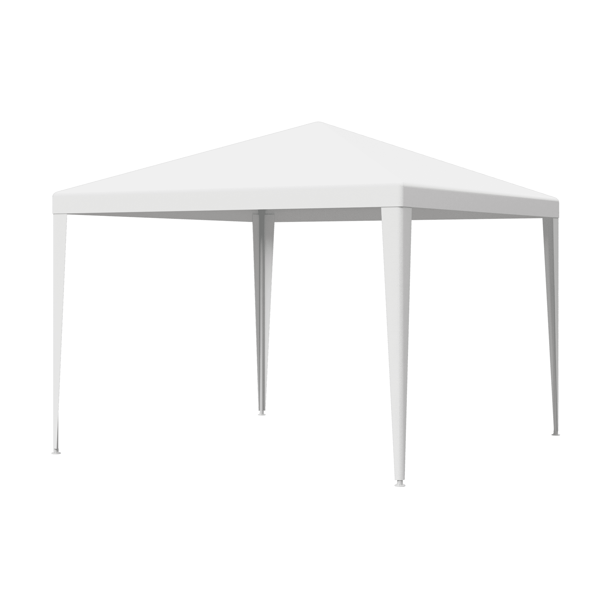 Outdoor Wedding Party Tent Waterproof Gazebo Canopy White - 2 x Walls w/Windows + 2 x Solid Walls, 10 x 10'