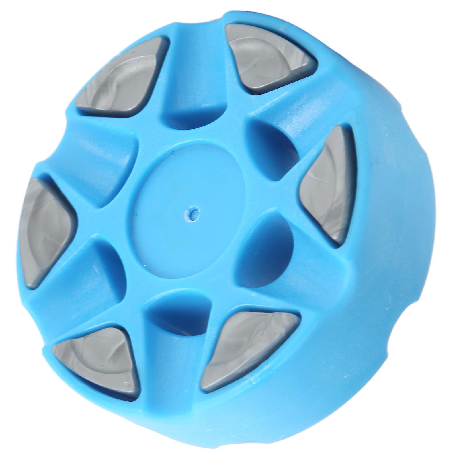 Hockey Puck Dense Texture Glossy Flat Easy Sliding Plastic Roller Hockey Puck For Daily Skating Traininglight Blue