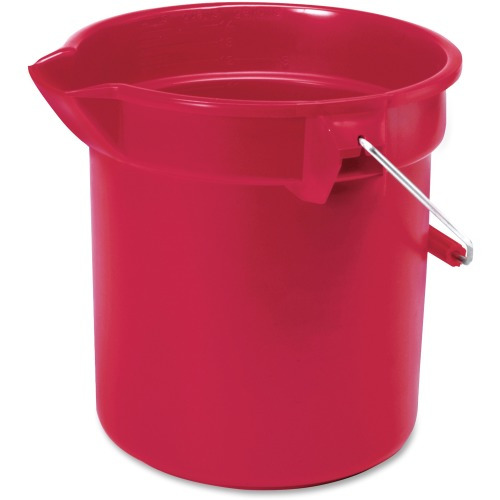 Rubbermaid Commercial Brute 10quart Utility Bucket  RCP296300RD