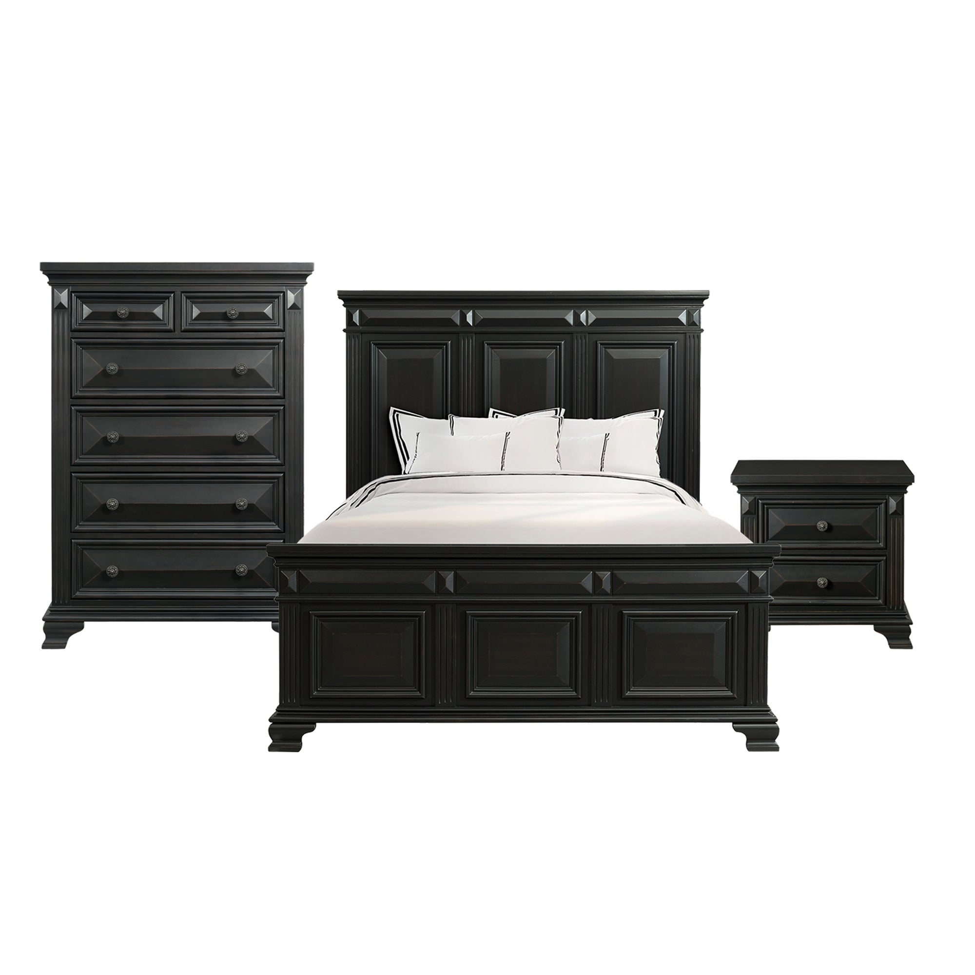 Picket House Furnishings Trent Queen Panel 3PC Bedroom Set - - 22106822