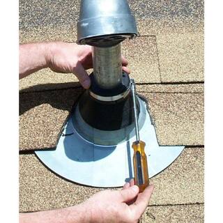 All Style Retro-Spin Electric Mast Replacement Flashing kit with (NPS) 2 in. (2.375 OD) Retro-Split Conduit Storm Collar 702121-37