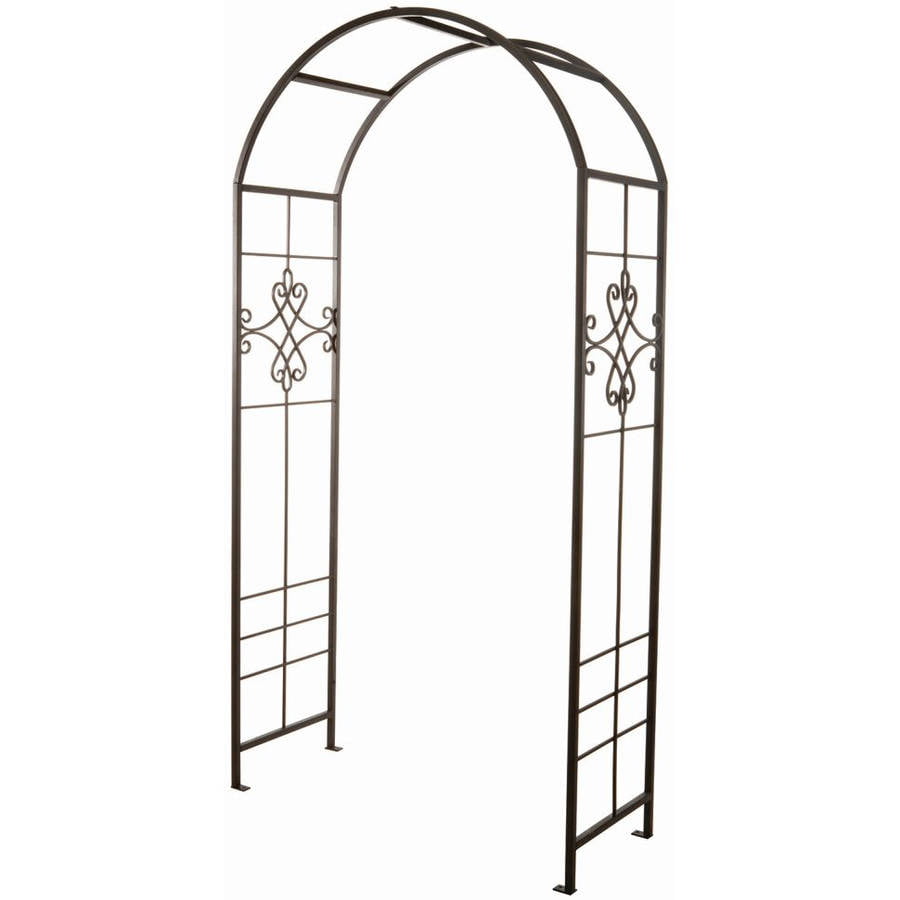 Panacea 90" Quatrefoil Scroll Arbor