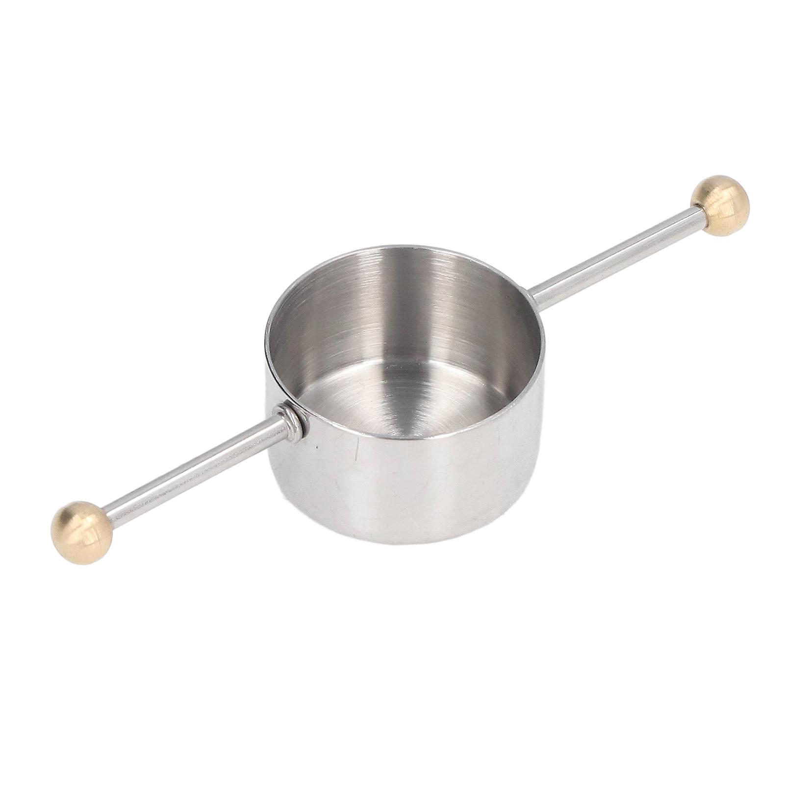 Stainless Steel Measuring Cup Multipurpose Double Ball Bartending Measuring Cup for Home Bar