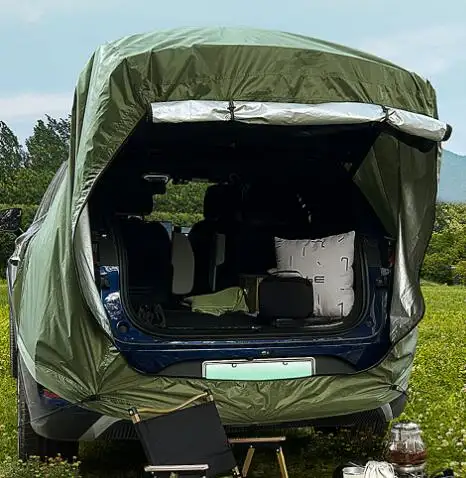 Car Awning Camping Cabana Tent With Awning Shade Car Tailgate Tent  Rear Tent Attachment For Camping Hiking