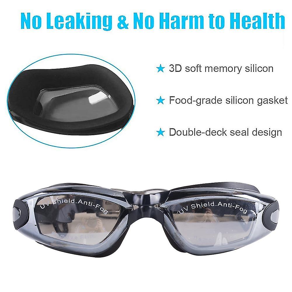 Swim Goggles， No Lea Indoor Outdoor Swimming Goggles