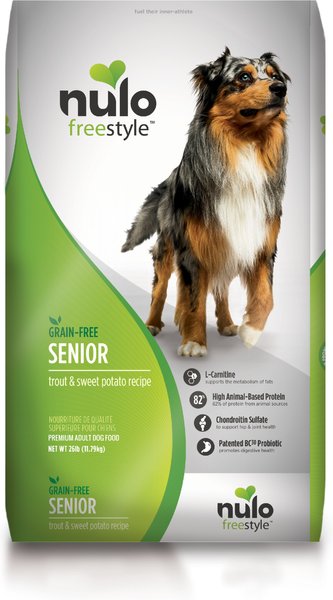 Nulo Freestyle Senior Grain-Free Trout and Sweet Potato Recipe Dry Dog Food