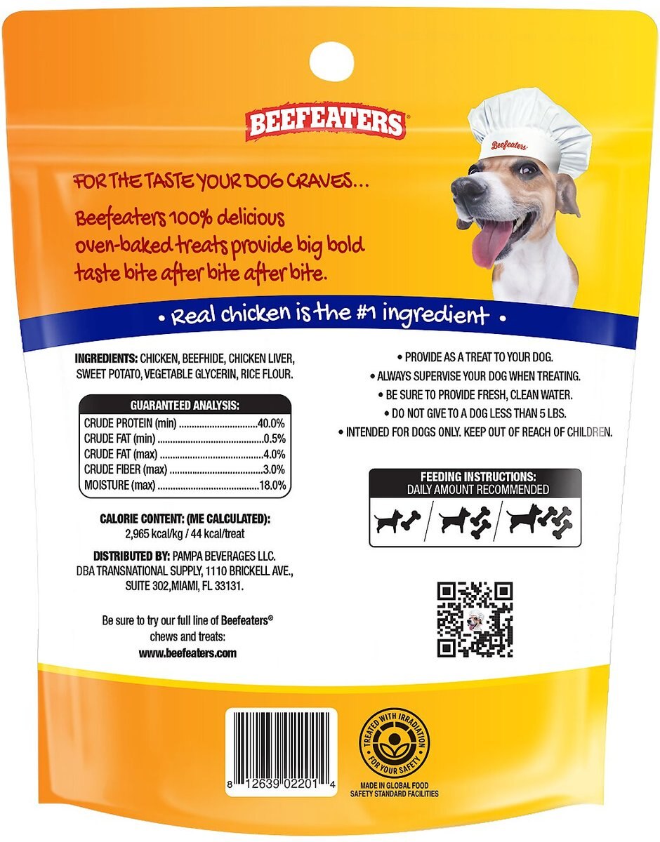 Beefeaters Beefhide Kabobs Jerky Dog Treat， 28-oz bag