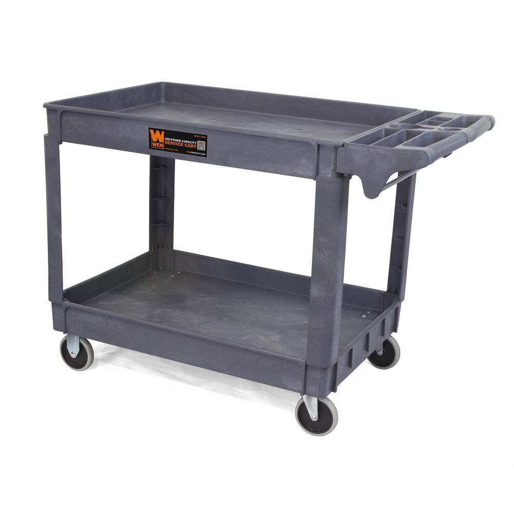 WEN 500 lbs. Capacity 46 in. x 25.5 in. Service Utility Cart 73004