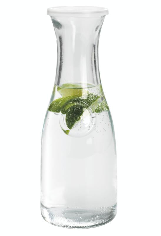 Anchor Hocking Glass Carafe with Lid， 1 Liter