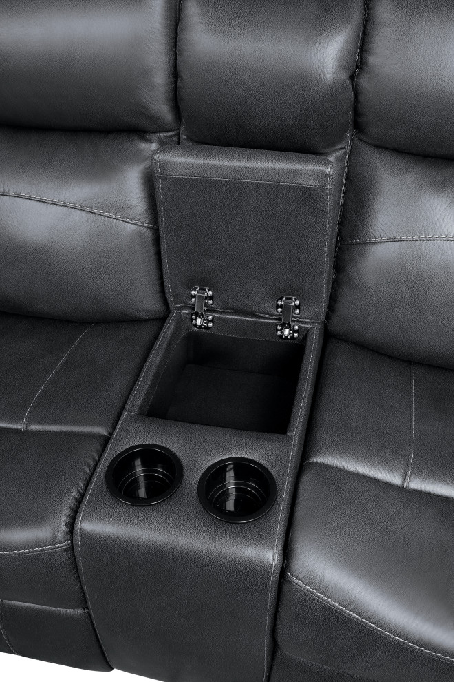 Darlene Reclining Sofa Collection   Contemporary   Loveseats   by Lexicon Home  Houzz