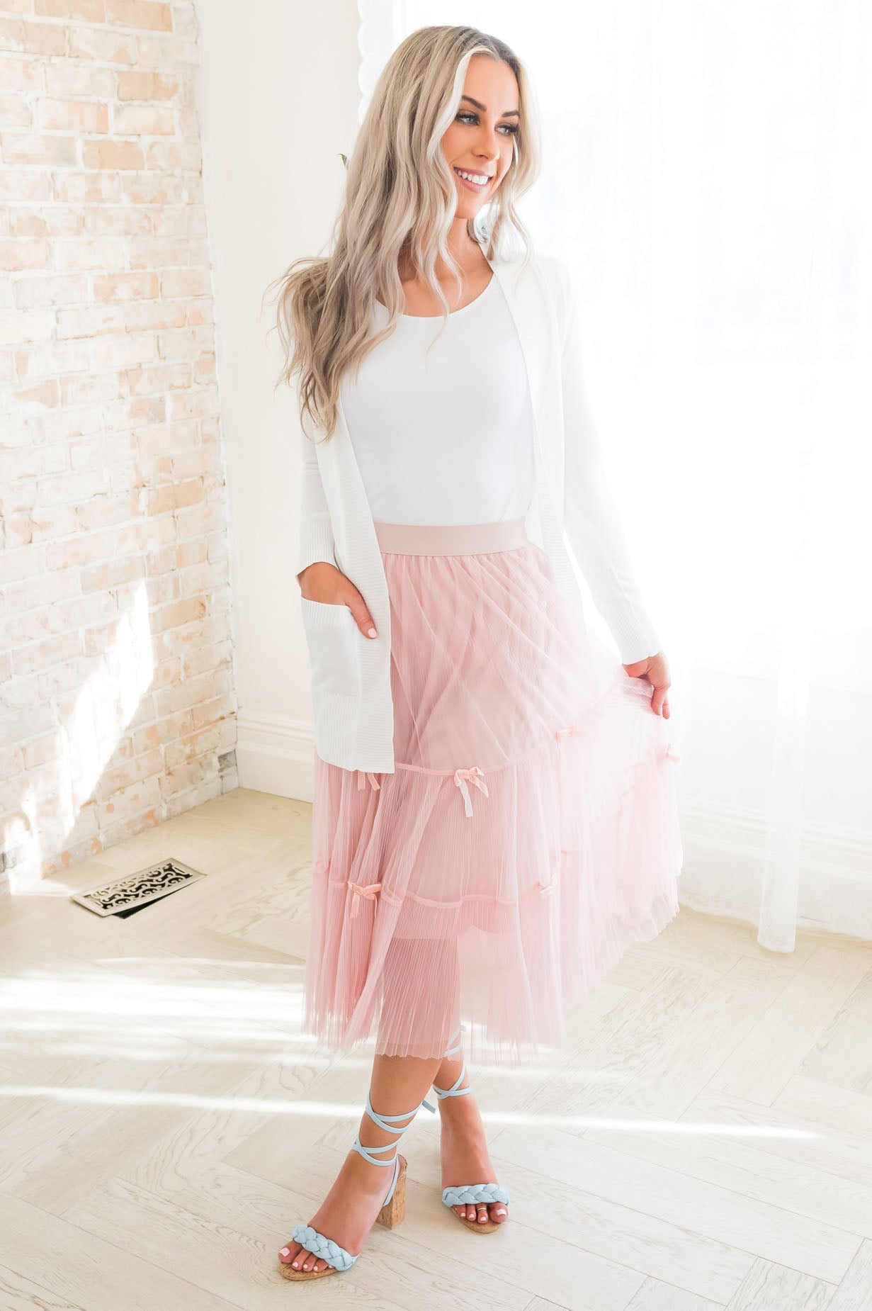 Beautiful Bows Modest Tulle Skirt