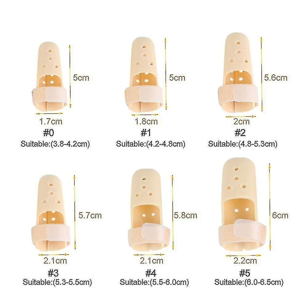 6pcs Adjustable Finger Splint， Finger Protection， Arthritis， Joint Injury， Pain Relief