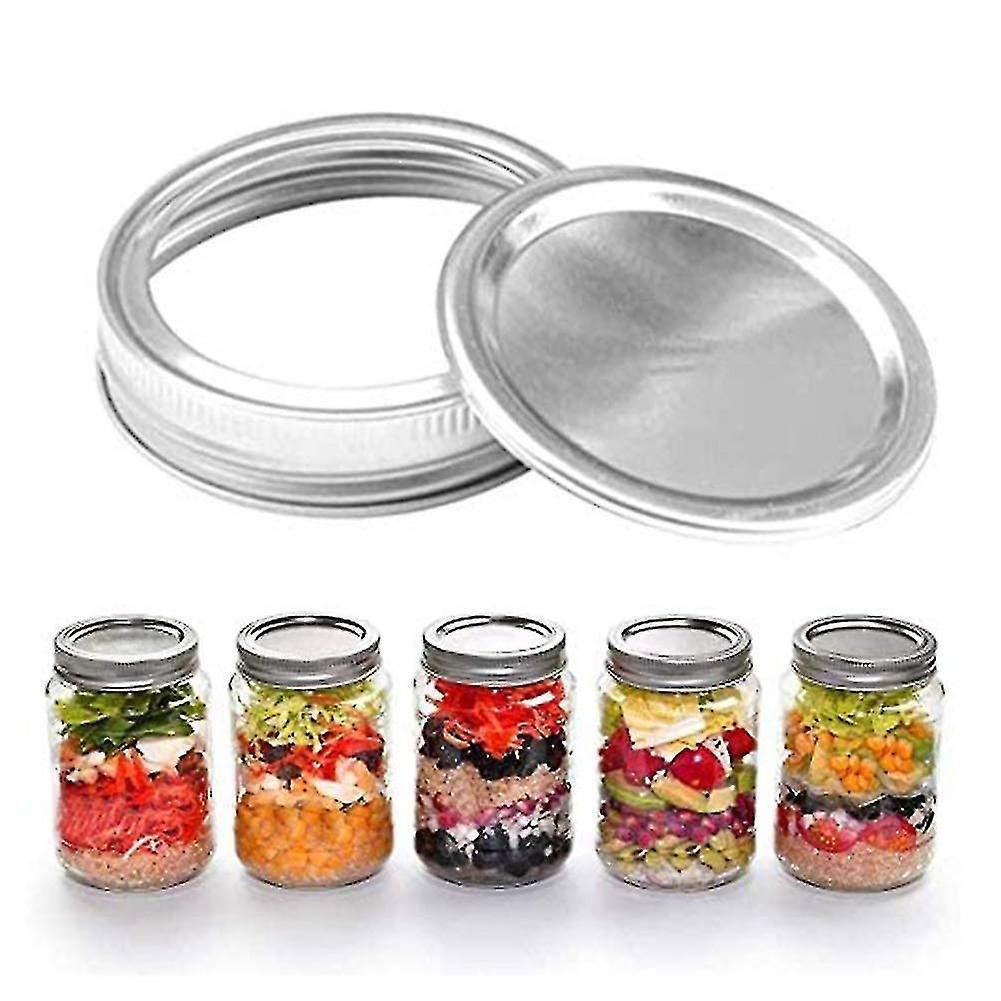 Mason Jar Lids，20pcs 70/86mm Regular Mouth Leakproof Canning Lids Split-type Lids Secure Storage Jar