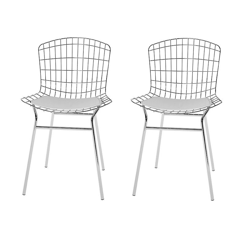 Manhattan Comfort Madeline 2-Piece Chair Set