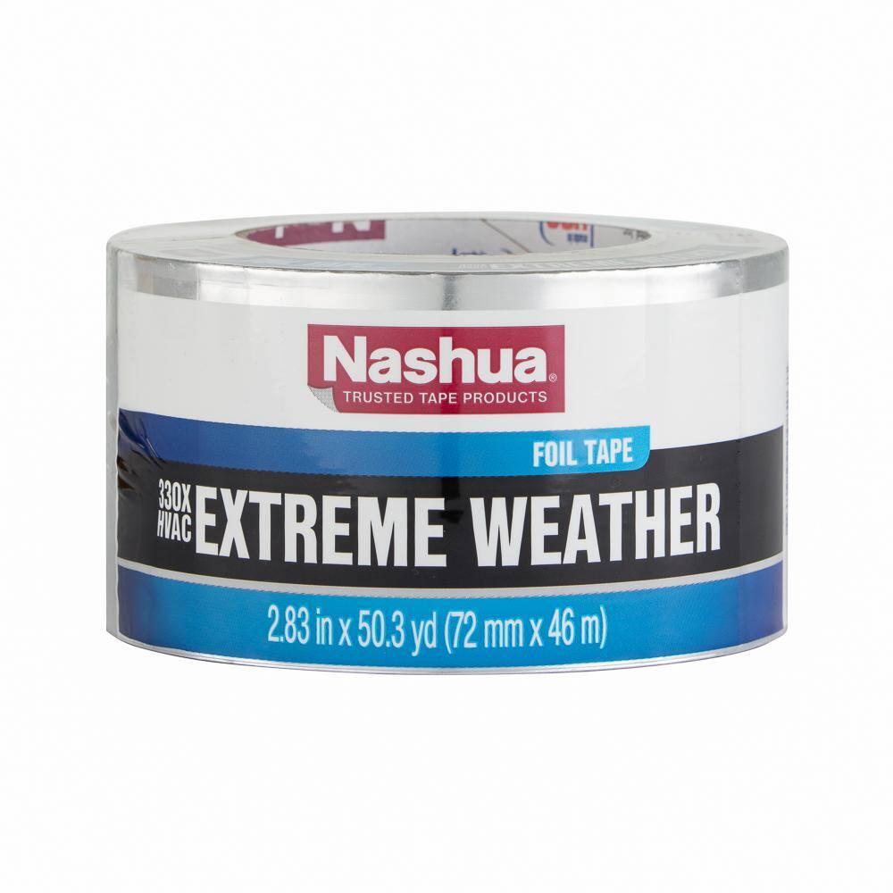 Nashua Tape 2.83 in. x 50 yd. 330X Extreme Weather Air Duct HVAC Foil Tape Pro Pack (8-Pack) 1795746