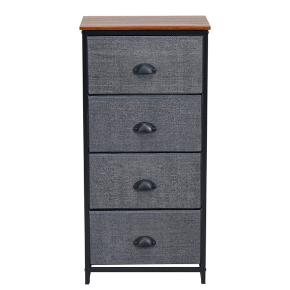 Costway 74106892 Chest Storage Tower Side Table Di...