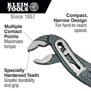 Klein Tools 10 in. Classic Klaw Pump Pliers D504-10