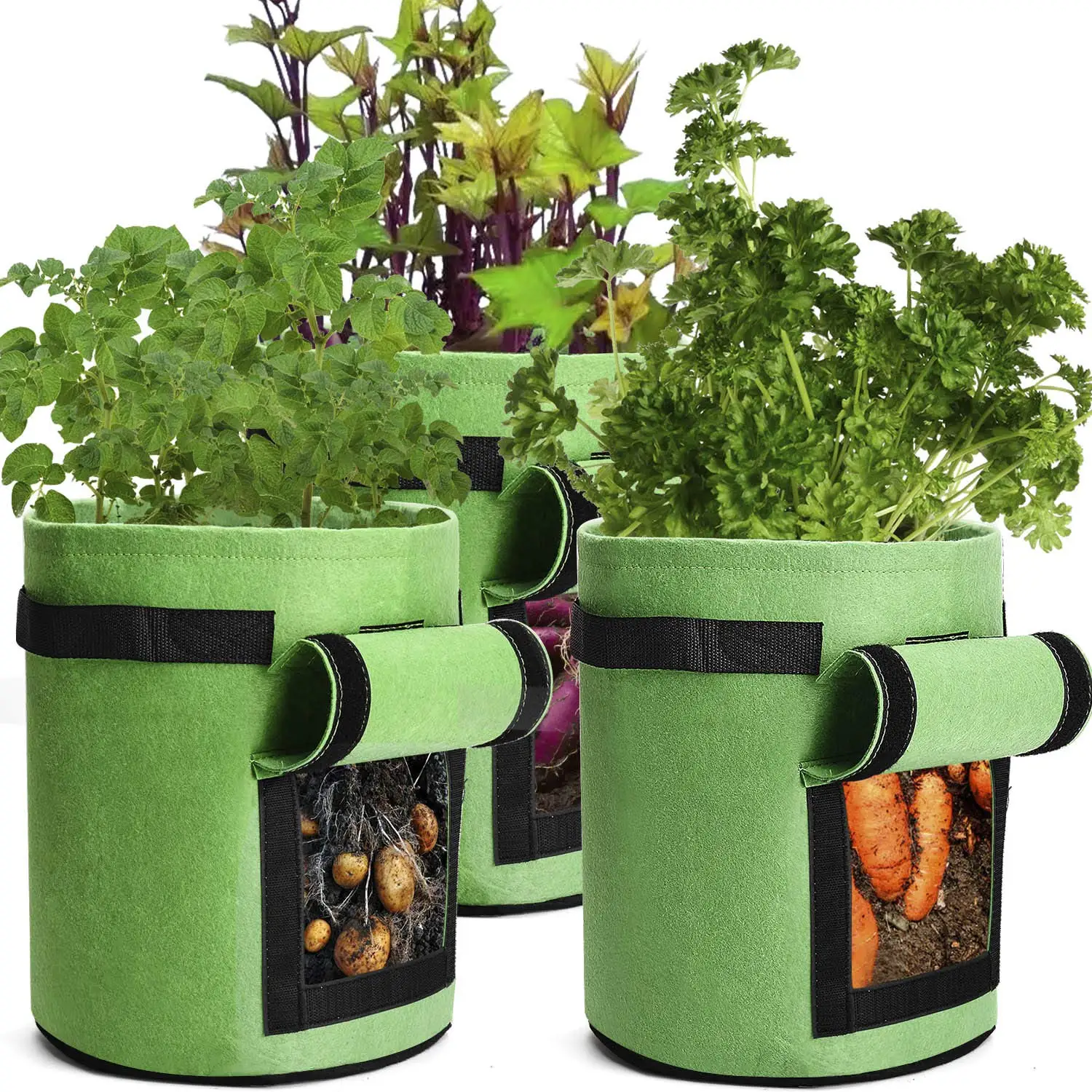 Gallon Supplies Eco friendly Breathable Plant Grow Bag 45 Gallon