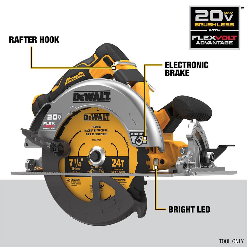 DEWALT 20V MAX 7 1/4