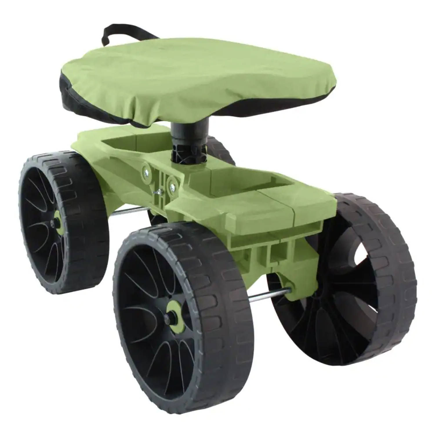 TheXceptional EX520 Wheelie Scoot with Comfort Cushion， Quality Utility Work Stool with Height Adjustable Seat