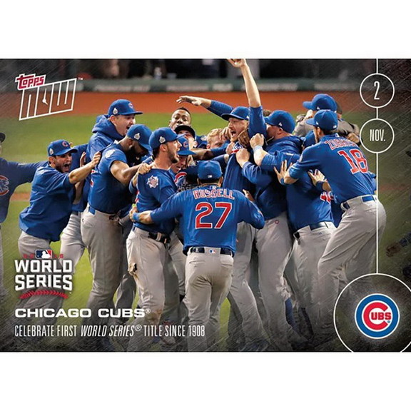 Topps TPS 16TN 0665 C MLB Chicago Cubs Celebrate F...