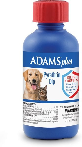 Adams Plus Flea and Tick Pyrethrin Pet Dip